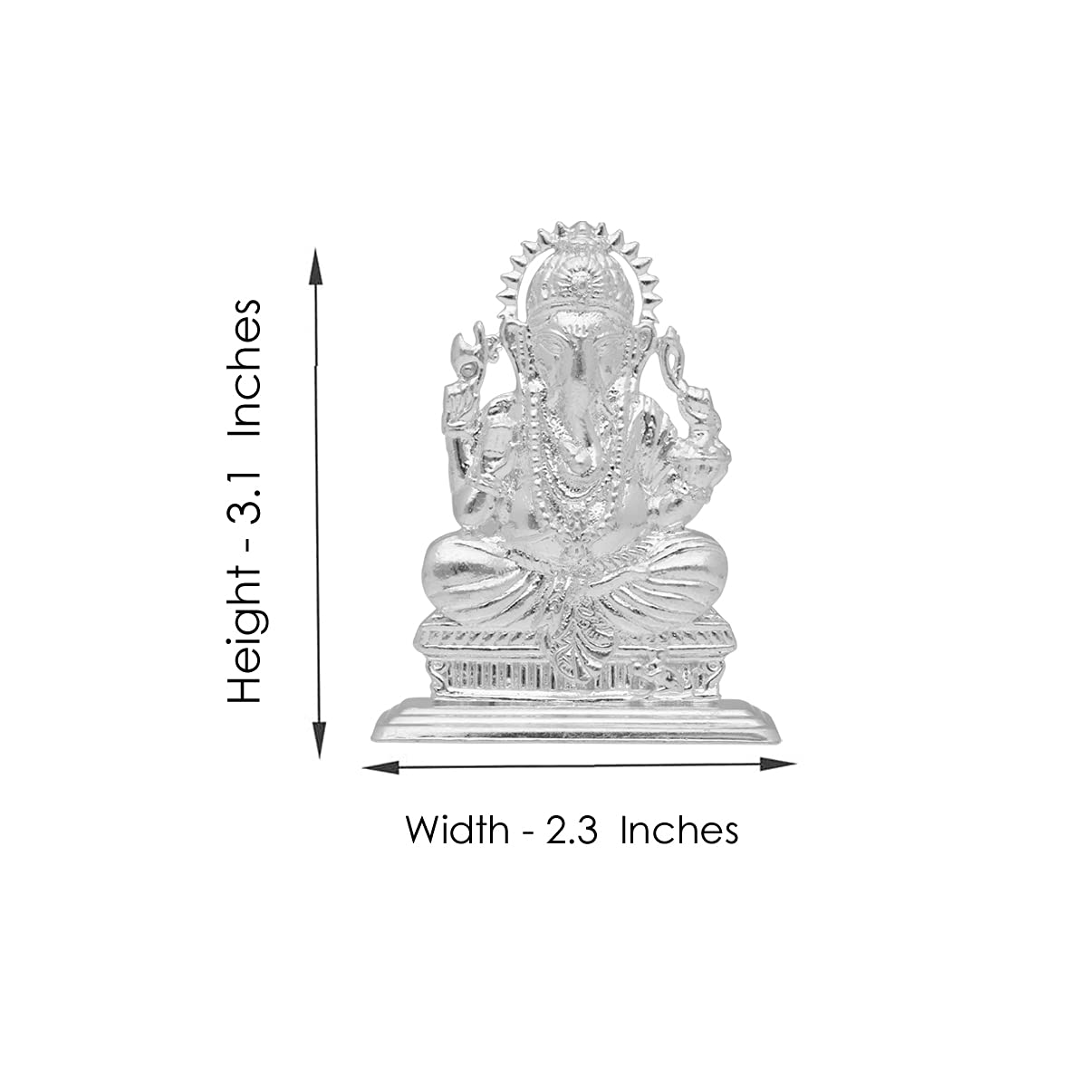 Goddess Ganesh Idol | SILVER |