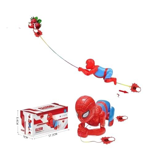 Interactive Climbing Rope Toy - Fun Action Figure with Moving Arms and Legs for Kids.