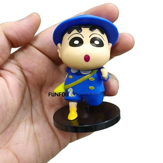 Shinchan Action Figure Toy Size - 8.5CM Shinchan Figurine