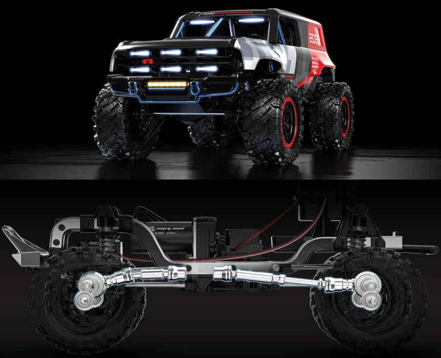 MJX Hyper Go H12P 1/12 Ford Licensed RC Crawler – Bronco Baja 1000 Brushless 4WD RTR |