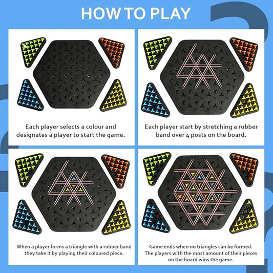 Triangle Twist Strategy Board Game, 2-4 Players