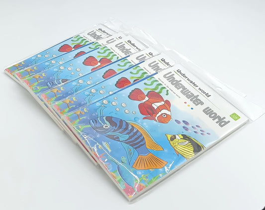 Magic Water Doodle Book – 6-Piece Fish Theme Painting Set with Brush (Ages 3+)