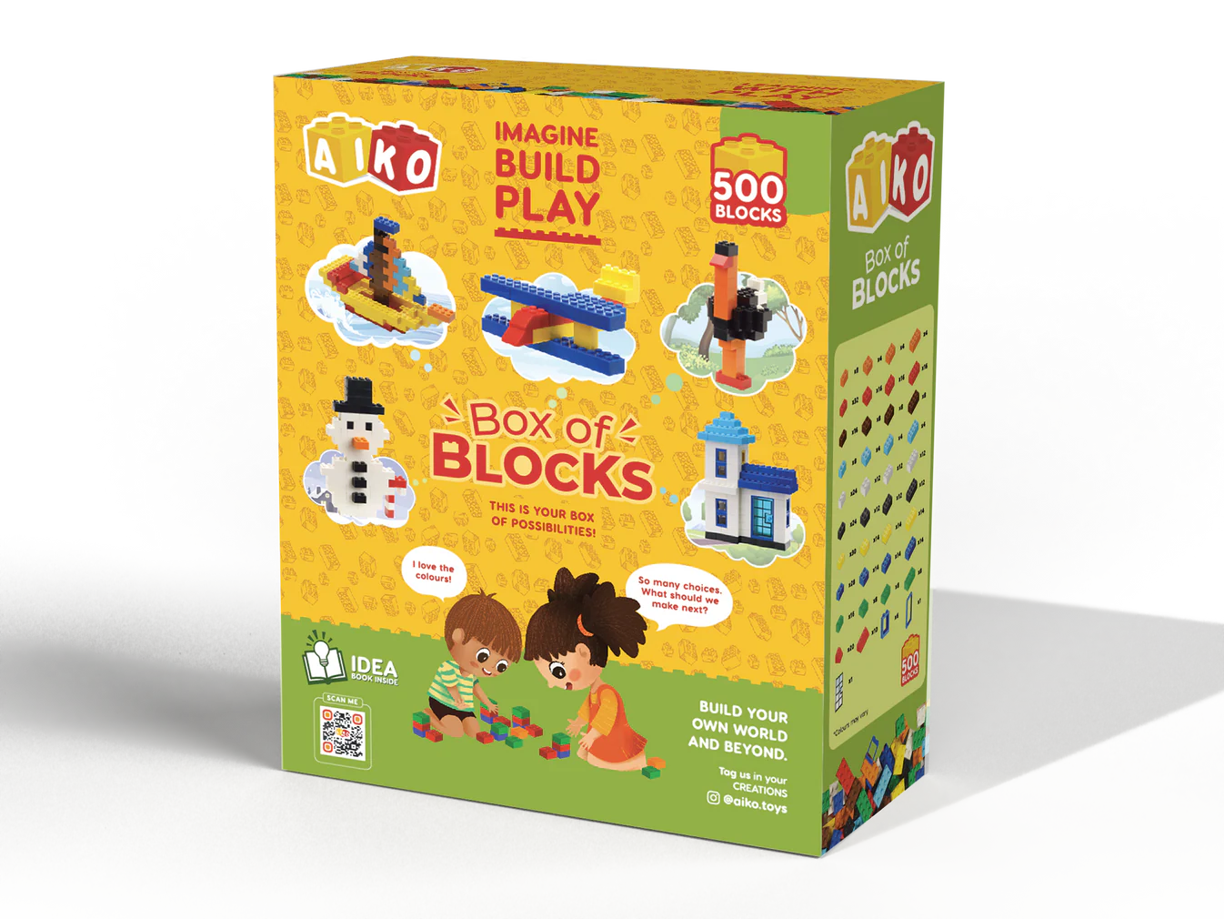 Box of Blocks 500pcs.