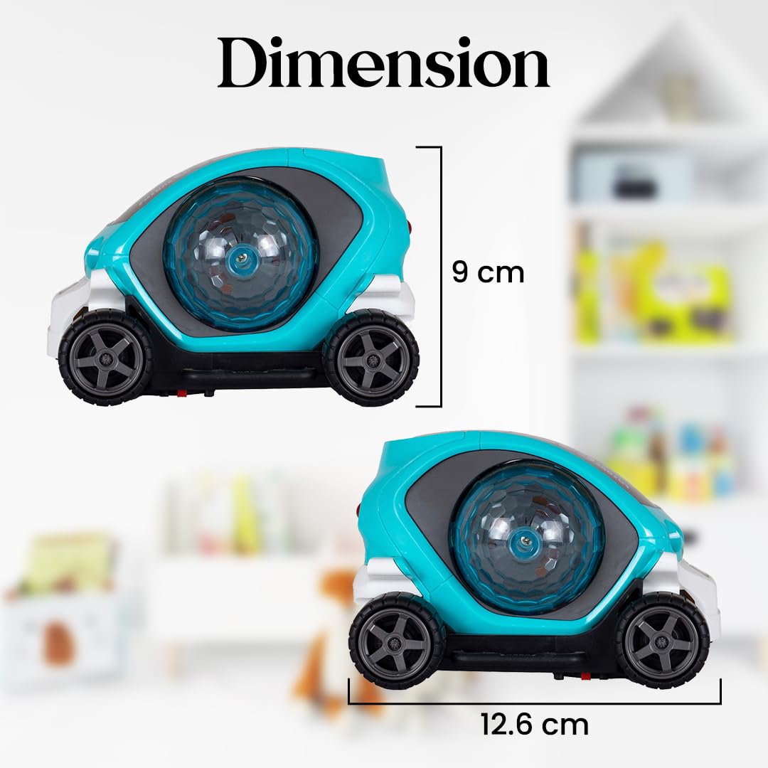 Battery-Operated 360° Stunt Car Toy – Music & 4D Lights