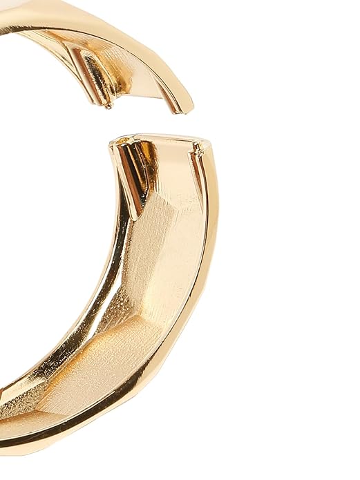 Celebrity Inspired Cuff Bracelet for Girls and Women (Gold)