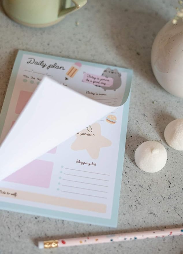 A5 Desk Pad with Daily, Weekly Planner and Monthly Calendar (Assorted colors)