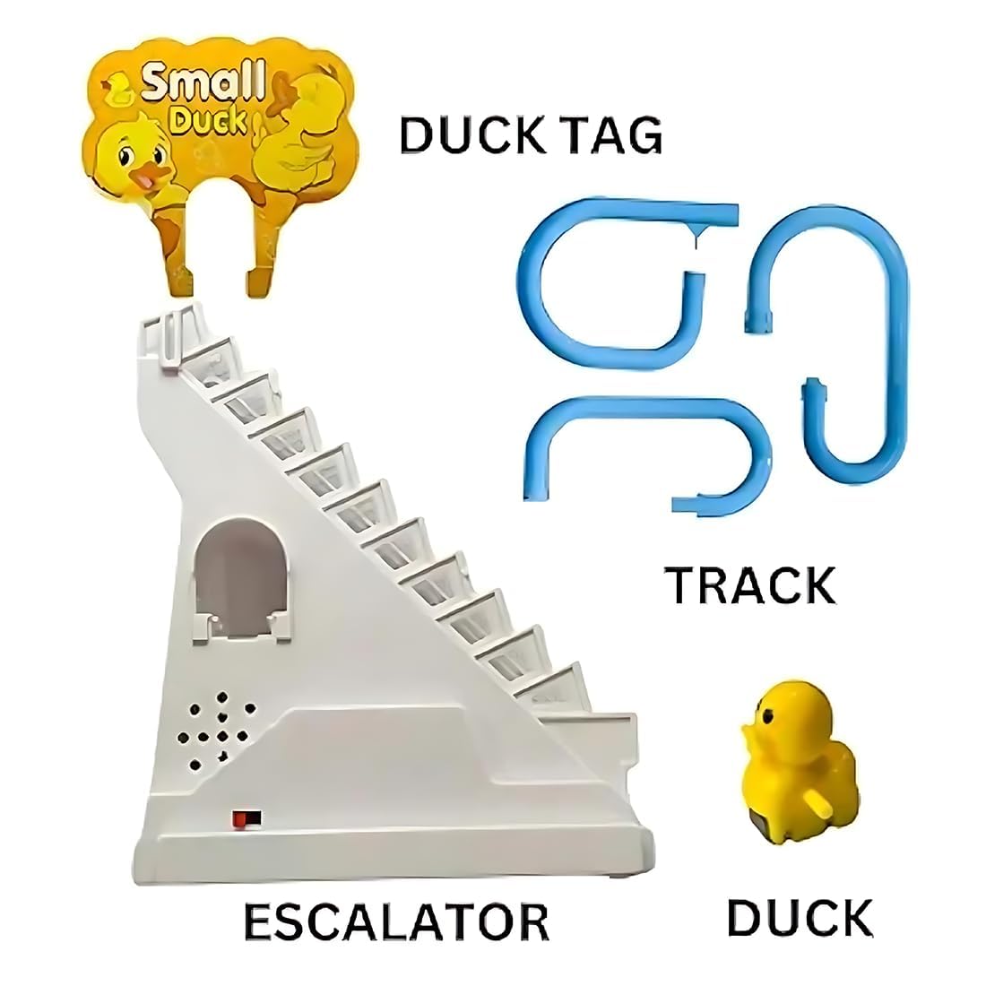Musical Duck Slide Toy – 24cm Ramp Set with 3 Duck Figures