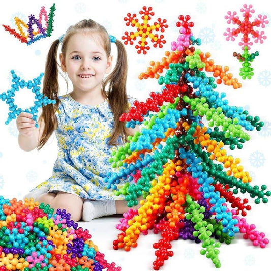 100 Pcs Star Shaped, Star Block Interlocking Blocks Colorful Star Building Blocks Educational Construction Blocks for Kids STEM Toys (Multicolor, 100Pcs) for 3+ Year