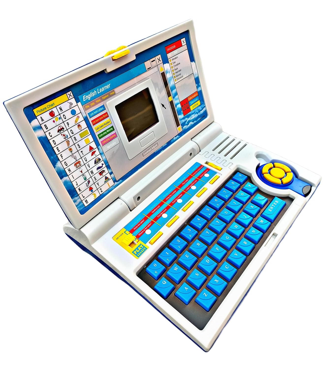 Educational Laptop Toy with Mouse – 20 Learning Activities for Kids