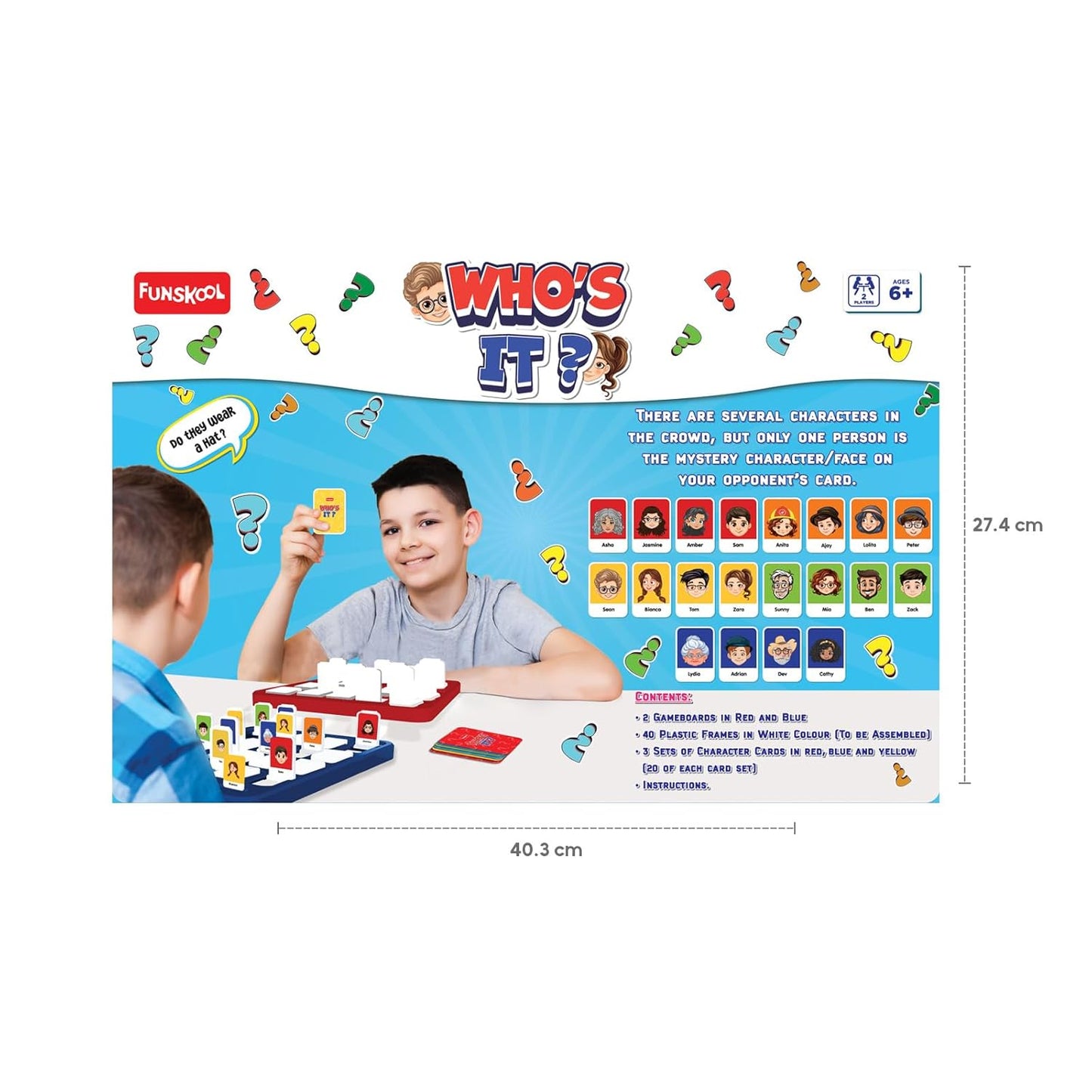 Who's It Strategy Game and Board Game for Kids and Adults