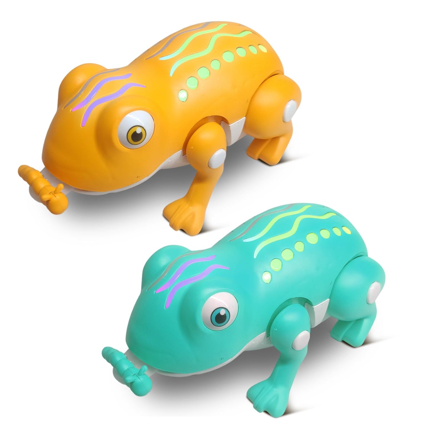 Funny Frog Toy for Kids with Light, Music, Tongue Stretch and Beat Action. Assorted Colours