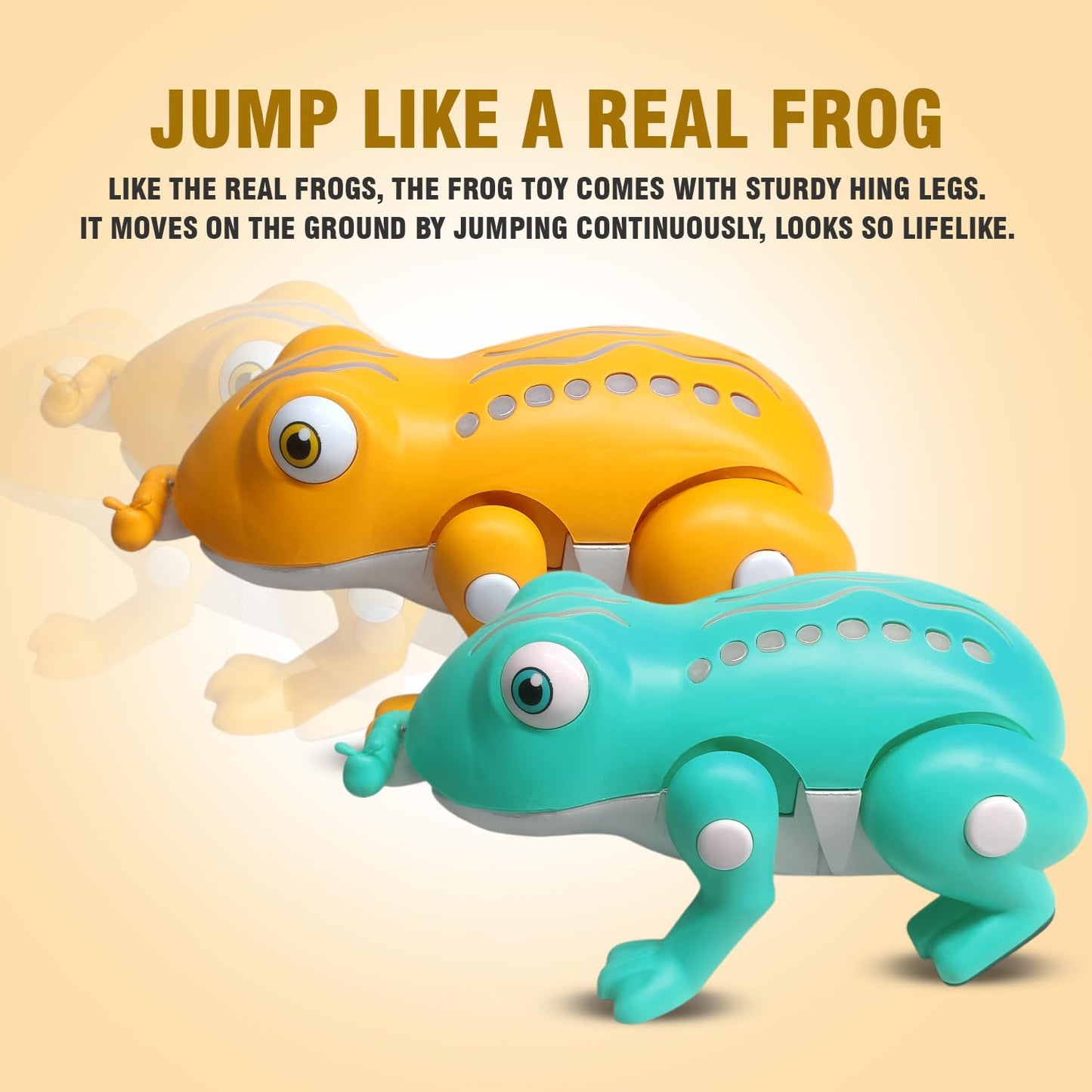 Funny Frog Toy for Kids with Light, Music, Tongue Stretch and Beat Action. Assorted Colours