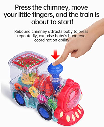 Electric Gear Train Toys with Cool Light & Sound Effect.