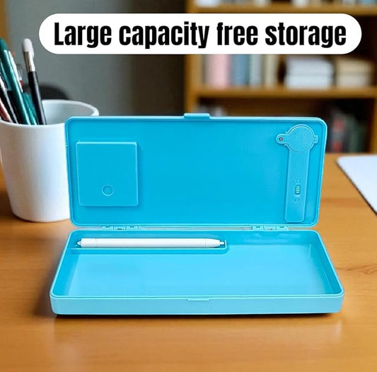 LCD Screen Pencil Box with Calculator (Assorted Colours)