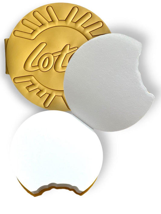 Bisooff Cream Biscuit Notepad – Mini Sticky Memo Pad (80 Sheets, 10cm)