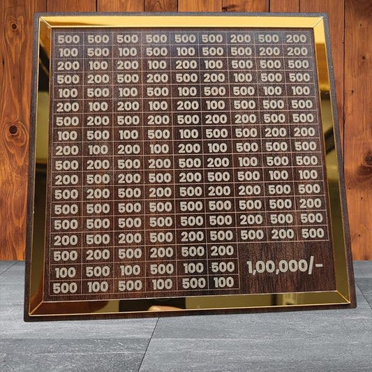 Wooden Piggy Bank – Carved Coin Box for Kids & Adults with Number Lock