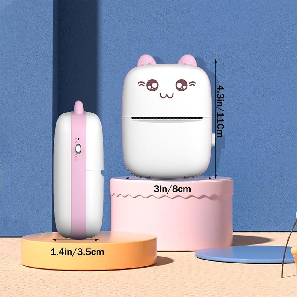 Mini Portable Bluetooth Thermal Printer – 57mm Photo & Label Printer