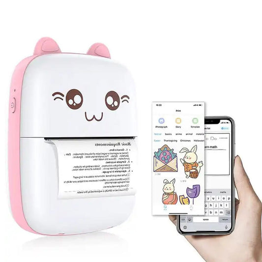 Mini Portable Bluetooth Thermal Printer – 57mm Photo & Label Printer