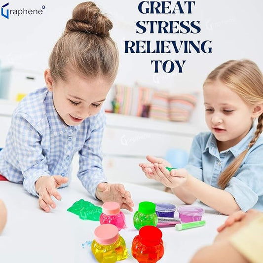 Slime Crystal Clay Set Soft Jelly Toys for Kids (Assorted Colours)