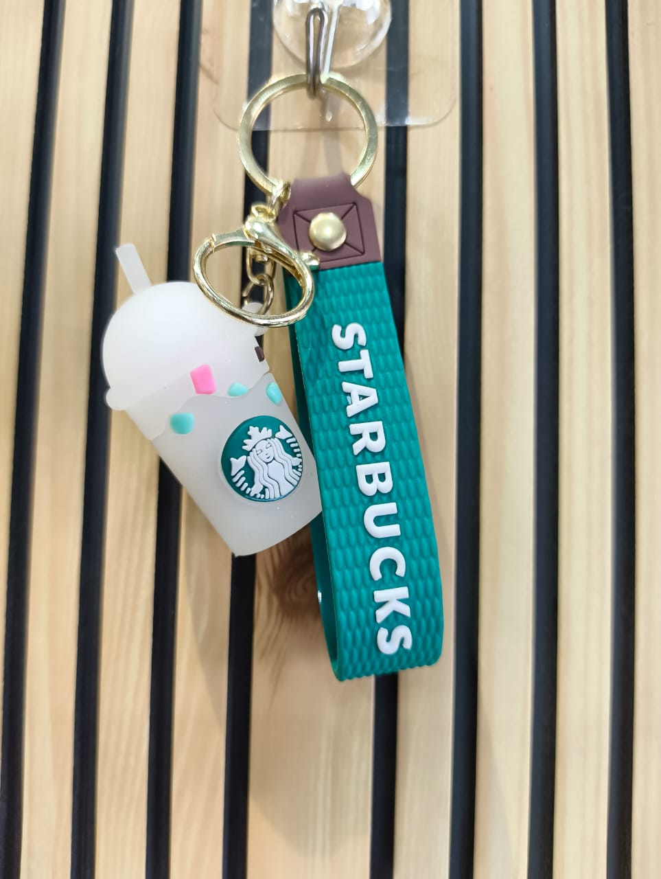 Starbucks Sillicon Keychain