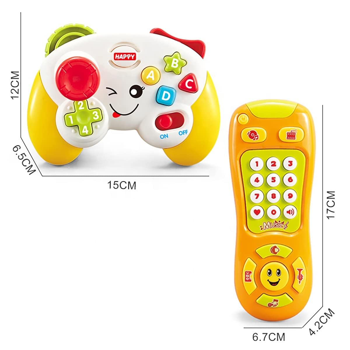 Laugh & Learn Toy Remote and Phone Set – Interactive Learning for Toddlers