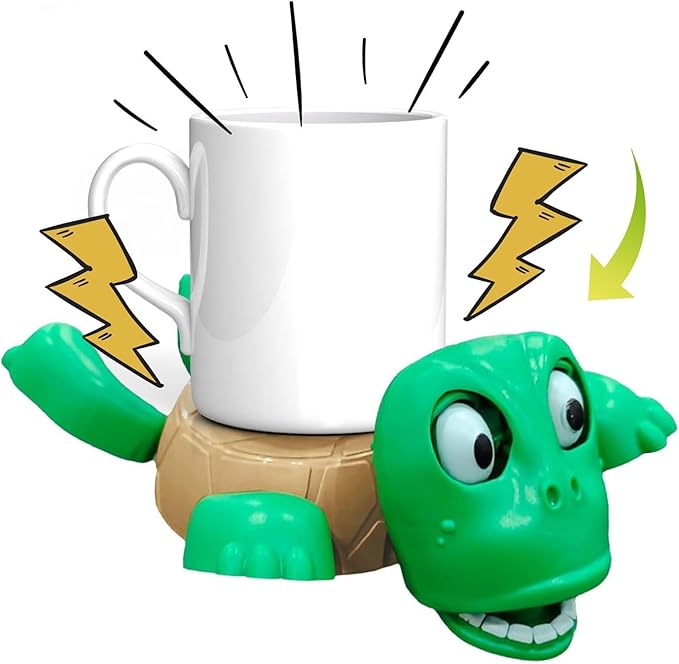 Turtle Coaster with Funny Expression, No Sound. (Assorted Colours)