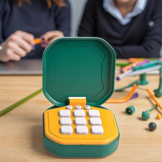 Tic Tac Toe Handheld Game Console for Kids - 11 Mode, Portable Smart Puzzle