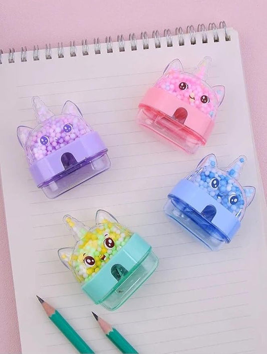 Unicorn Manual Pencil Sharpener – Pack of 1 (Assorted Colors)