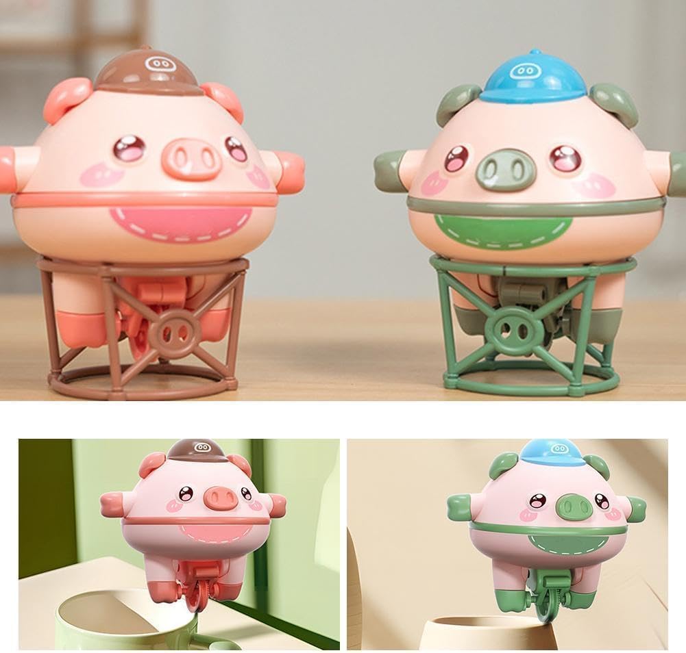 Roly-Poly Balance Pig Toy – Tightrope Walking Gyroscope Fidget Toy