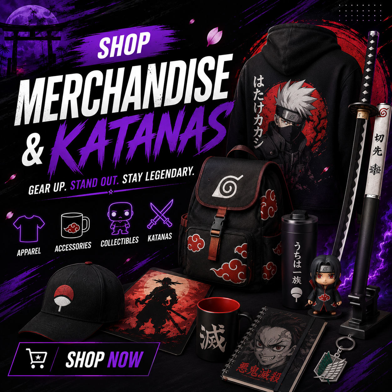 Katanas & Merchandise