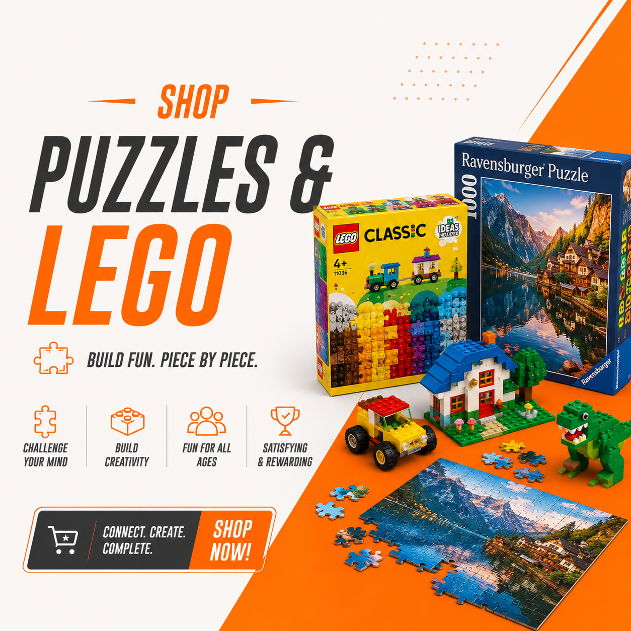 Puzzles & Building Blocks