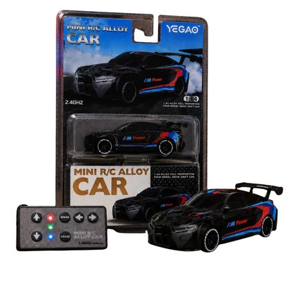 Yegao - Mini RC Alloy Sports Car 1:64 Scale – 2.4GHz Remote Control Drift Car