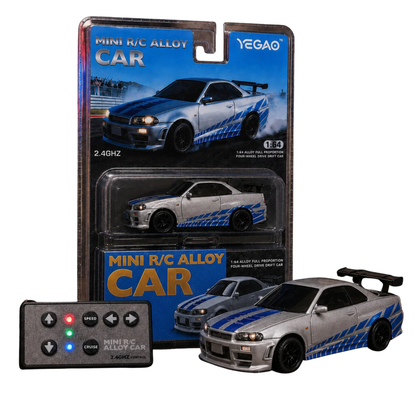 Yegao - Mini RC Alloy Sports Car 1:64 Scale – 2.4GHz Remote Control Drift Car