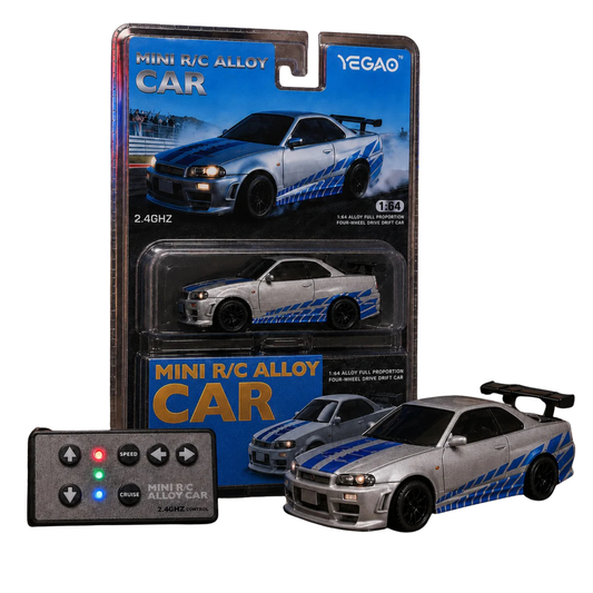 Yegao - Mini RC Alloy Sports Car 1:64 Scale – 2.4GHz Remote Control Drift Car