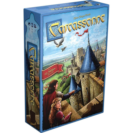 Carcassonne Strategy Tile Placement Board Game for Adults & Kids