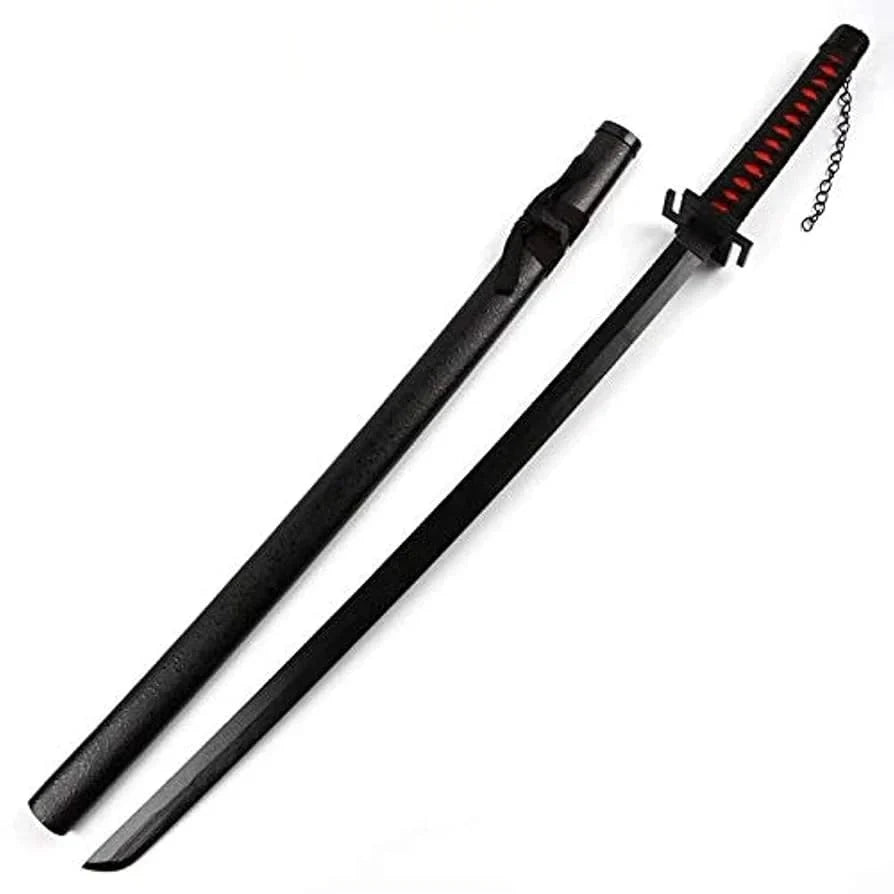 Anime Wooden Katana Sword – Black Edition | 104 CM- Bleech Ichigo