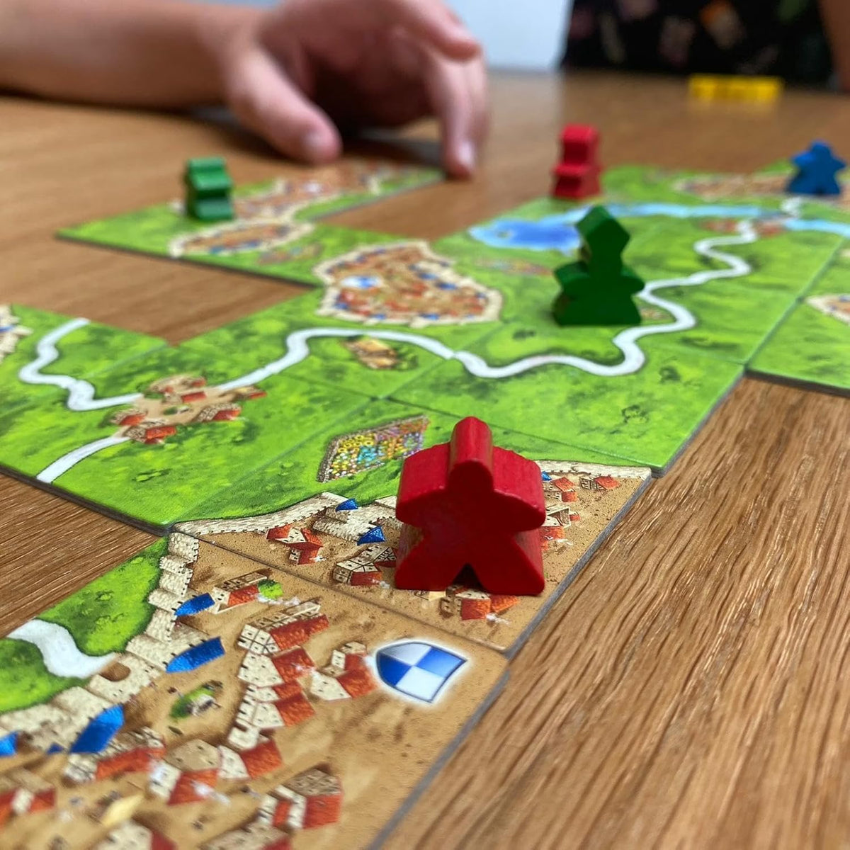 Carcassonne Strategy Tile Placement Board Game for Adults & Kids