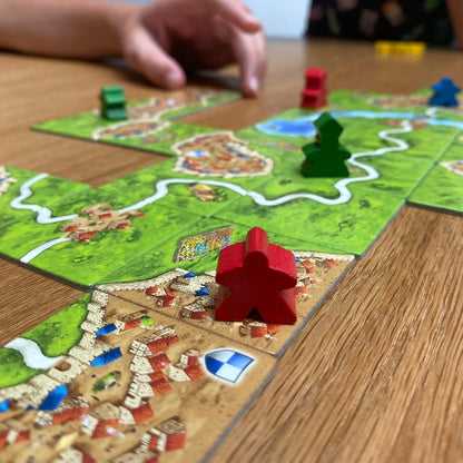 Carcassonne Strategy Tile Placement Board Game for Adults & Kids
