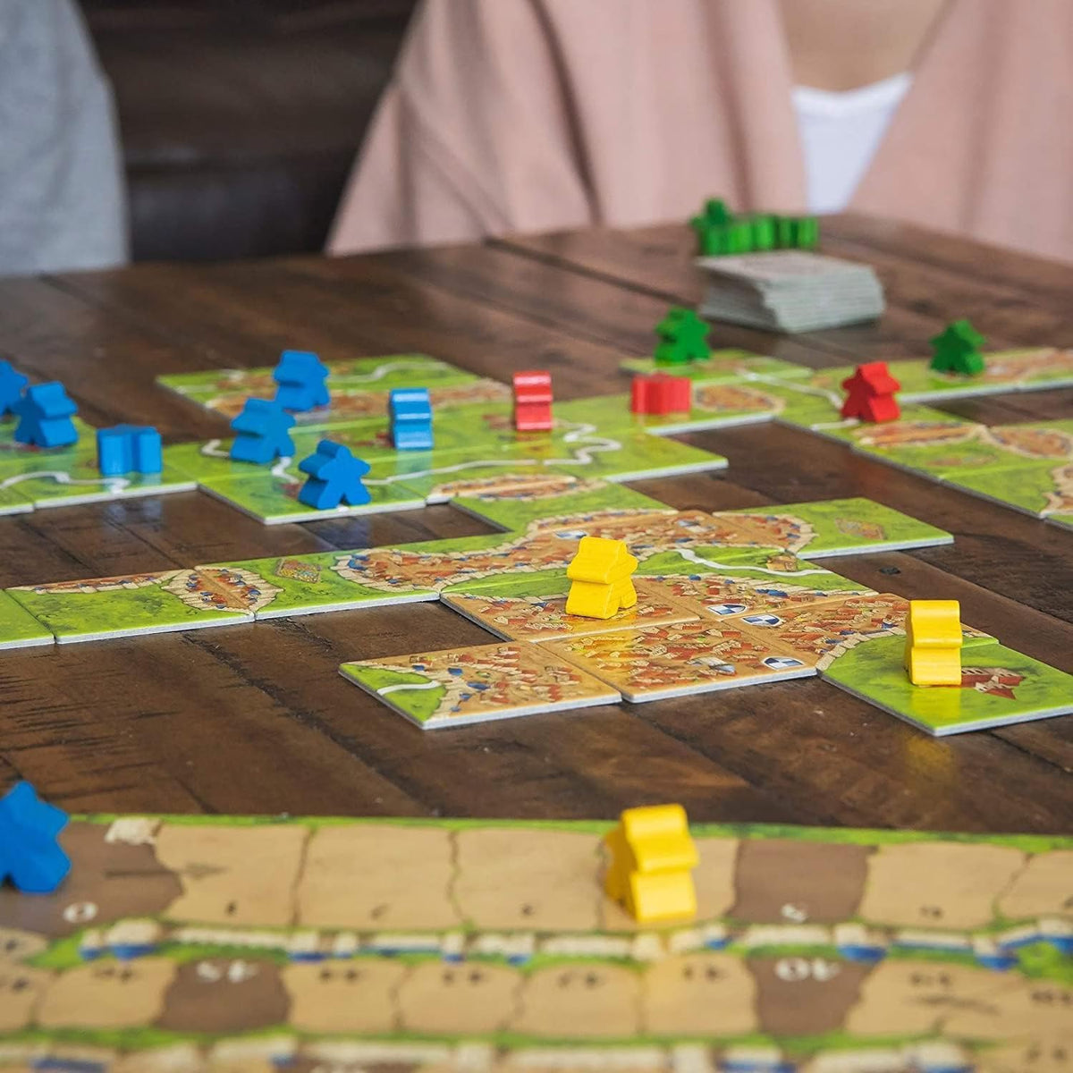 Carcassonne Strategy Tile Placement Board Game for Adults & Kids