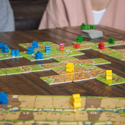 Carcassonne Strategy Tile Placement Board Game for Adults & Kids