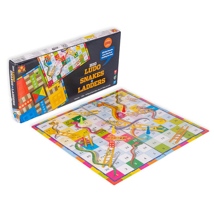 Ludo and Snakes & Ladders Big Black Box Classic Board Game