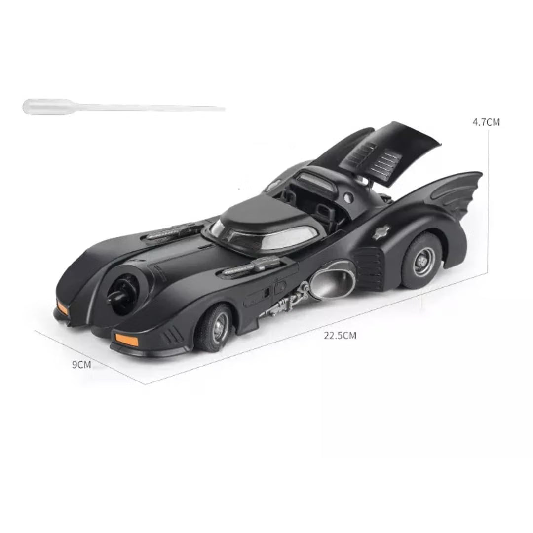 1:24 scale Batmobile-Inspired Die-Cast Model Car – Black Edition