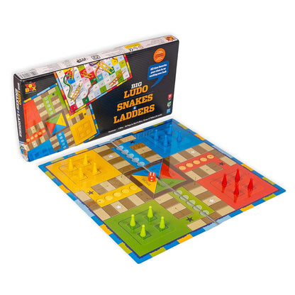 Ludo and Snakes & Ladders Big Black Box Classic Board Game