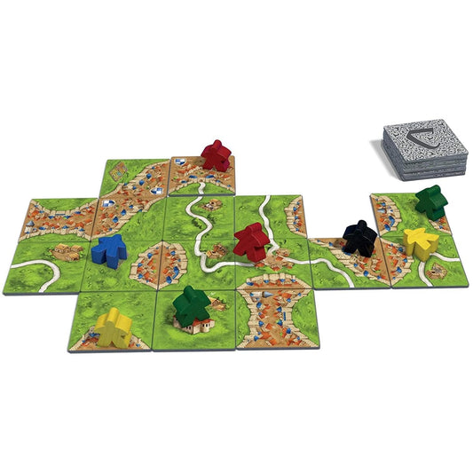 Carcassonne Strategy Tile Placement Board Game for Adults & Kids