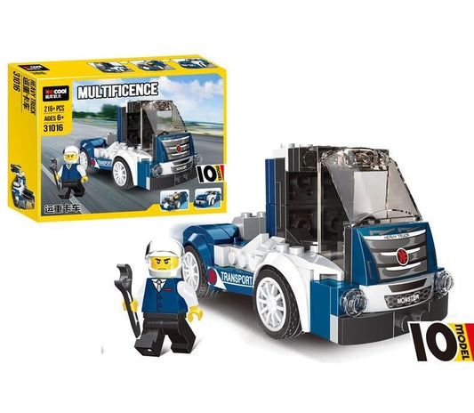10-in-1 Magic Building Blocks Set 216+ Pieces