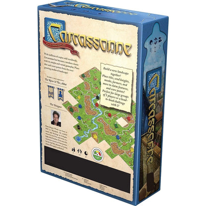 Carcassonne Strategy Tile Placement Board Game for Adults & Kids