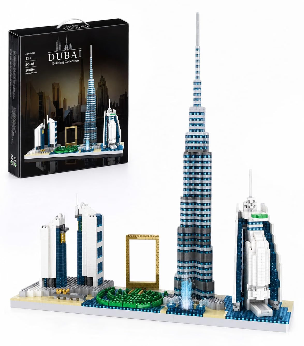 Dubai Burj Khalifa Building Blocks Set (3000+ Pieces)