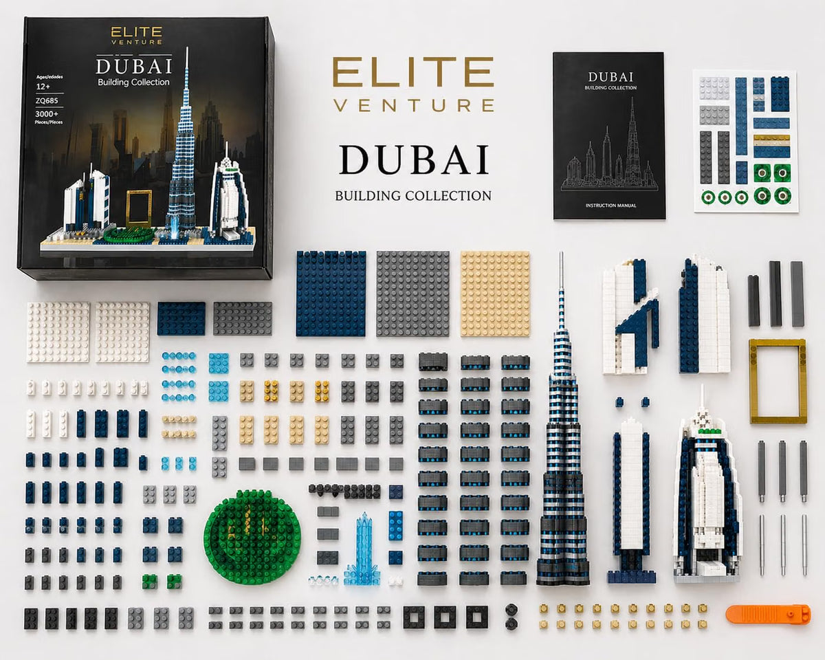 Dubai Burj Khalifa Building Blocks Set (3000+ Pieces)