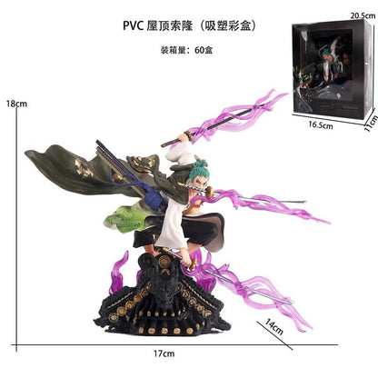 Zoro Three Sword Style Action Figure - 18 CM