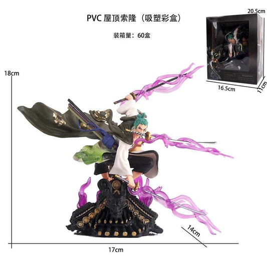 Zoro Three Sword Style Action Figure - 18 CM